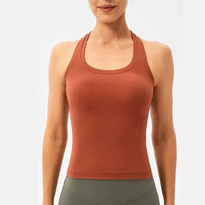 Wholesale <b>Women</b> <b>Tank</b> <b>Tops</b> Yoga Workout <b>Tops</b> Shirts Summer Gym Sports Running Fitness Wear Cotton Solid Color <b>Women</b> <b>Tank</b> <b>Tops</b> - Product Image 1