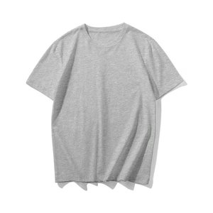 Venta al por mayor personalizado su logotipo de marca 100% algodón camiseta en blanco hombres camiseta lisa Casual hombres camisetas - Product Image 4