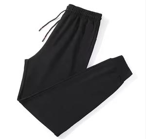 Top Quality Blank Black Casual Training Style Plus Size <b>For</b> Men's Pants & Trousers Men's Outdoor Pants Cut And <b>Sew</b> 2025 - Product Image 2
