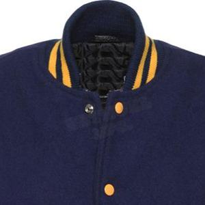 Chaqueta universitaria de lana de alta calidad para hombre, chaqueta de béisbol con letras bordadas y logotipo personalizado para invierno - Product Image 6