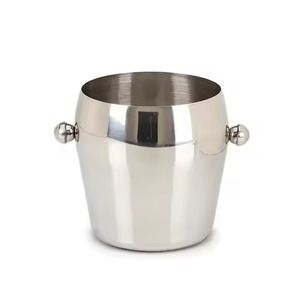 <b>Copper</b> Plated Hammered Stainless Steel Ice Bucket with Clip and Lid Custom Design Hot Sale Ideal for Beer Storage Home <b>Bar</b> - Product Image 5