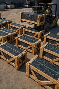 Encimera de Granito Negro Aswan Pulido y Duradero, Diseño Moderno, Ecológico, Opción de Corte a Medida para Aplicaciones en Villas, Cliostones - Product Image 3