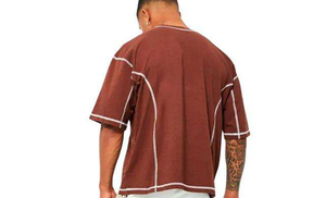 T-shirts de qualité supérieure 2026 coupe ample 100 % coton 250 grammes, coupe décontractée, avec logo personnalisé pour hommes - Product Image 4