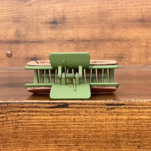 มาใหม่ล่าสุดร้อนขายสไตล์ตะวันตกทําด้วยมือเครื่องมือแกะสลักหนังผมกรงเล็บคลิปหนังกรงเล็บอุปกรณ์เสริมผมสําหรับผู้หญิง - Product Image 3