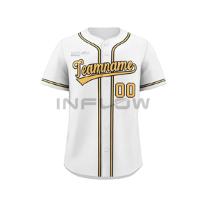 Maillots de sport personnalisés en tissu sublimé, impression sur maille de qualité supérieure, bouton, concevez vos propres designs, vêtements de baseball et de softball pour hommes - Product Image 5