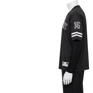 Vêtements de football américain pour hommes, tissu en polyester à séchage rapide, design brodé, respirant, uniforme d'entraînement sportif, vente en gros - Product Image 2