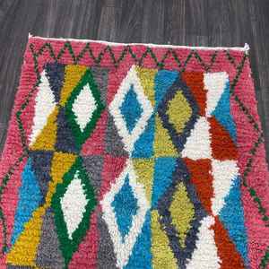 Multicolore 100% Coton Designer Dhurries Hand Block Print Pattern Carpets Handmade Washable Carpets for Home Living Room Cars - Product Image 3