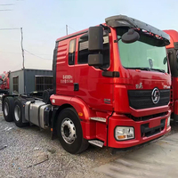 Camion tracteur Shacman M3000 6X4 d'occasion de Chine, tête motrice 460HP, 10 roues, 6X4, 380-400, à toit surélevé