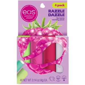 Set de Regalo de Bálsamo Labial eos - Razzle Dazzle, Hidratante Labial de Edición Limitada, Paquete Variado, 0.14 oz, Paquete de 4 - Product Image 1