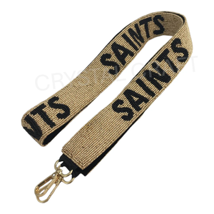 Sangles de sac en perles de rocaille en or blanc personnalisées, forme unique et design de sangle de sac à main perlée, accessoires de mode - Product Image 5