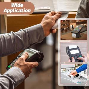 מחיר נמוך 57*50 מ "מ עמיד למים bpa נייר תרמי בחינם עבור pos מזומנים קופה קופה קופה קופה - Product Image 6