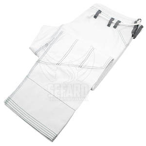 Servicio OEM algodón BJJ GI uniforme ligero Color sólido BJJ GI uniforme transpirable BJJ GI uniforme - Product Image 3