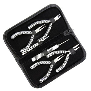 Meilleur kit de pinces multifonctionnelles pour bijoux en acier inoxydable Kit de pinces pour bijoux légères de qualité allemande - Product Image 1