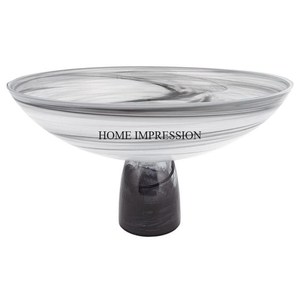 ชามโลหะขัดเงาสีเงินรูปทรงของดีไซน์เนอร์หรูหราใช้แล้วทิ้ง - Product Image 4