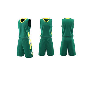 Meilleur prix de gros Haut de sport de grande taille à séchage rapide Uniforme de basket-ball de haute qualité Ensembles de design élégants et amples sans manches - Product Image 2