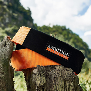 Correa de <span class=keywords><strong>Remolque</strong></span> de Emergencia AMBITION de 3 Pulgadas x 8 Pies, Resistencia a la Rotura de 36000 Libras, Cuerda de Extensión para Cabrestante con Bolsa de Transporte - Product Image 3