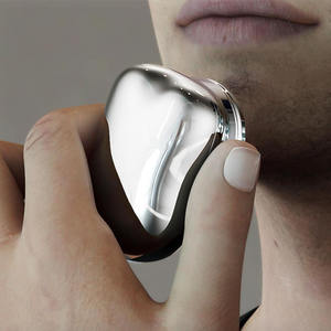 Maquinilla de afeitar portátil Myrva con hoja de acero inoxidable para afeitar la cara de los hombres - Product Image 3