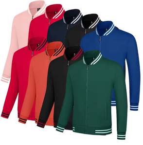 Fabricante personalizado impreso bordado mangas calle béisbol Carta-chaqueta universitaria para hombre - Product Image 2