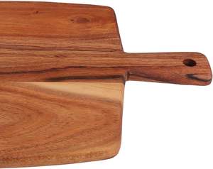 Planche à découper en bois d'acacia Planche à charcuterie en bois organique Idéal pour hacher la viande et les fruits - Product Image 5