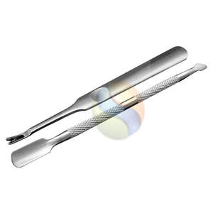 Empujador de Cutículas de Acero Inoxidable de Doble Extremo Premium, Herramienta de Belleza con Logotipo Personalizado, Empujador de Cutículas Profesional de Acero Inoxidable - Product Image 4