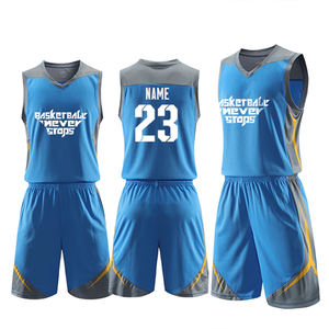 Venta al por mayor de camisetas de baloncesto baratas personalizadas ropa de baloncesto transpirable 100% poliéster camisetas de baloncesto uniformes para hombres - Product Image 6