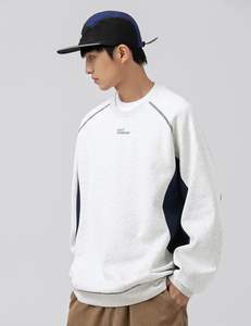 Sweat-shirt à col rond surdimensionné pour homme Y2k Lettre Graphique Chemise à manches longues Pull-over décontracté - Product Image 4