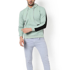 Ropa de calle personalizada de alta calidad para hombre, Sudadera con capucha, peso ligero, algodón, poliéster, Otoño, patrón sólido, logotipo OEM, estilo informal - Product Image 2
