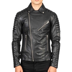 แจ็กเก็ตหนังแกะสำหรับผู้ชายแจ็กเก็ตหนังแกะสไตล์สำหรับฤดูหนาวผลิตตามสั่ง - Product Image 1