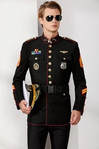 Uniforme de gardien de sécurité, chemise noire, costume à vendre - Product Image 2