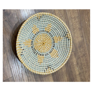 Vente en gros Assiette murale décorative en jonc de mer Dessous de verre et plateau faits à la main naturels et écologiques - Product Image 5