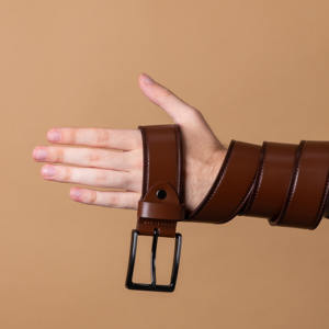 Cinturón Premium Akyol para hombre, estilo informal, elegante, hebilla de aleación, ligero, de alta resistencia, duradero, 4cm de ancho, calidad de mezcla perfecta - Product Image 5