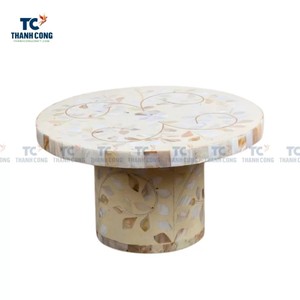 Vente en gros chaude nacre et incrustation d'os support à gâteau plateau de service pour le ramadan et la coupe de gâteau de fête - Product Image 2