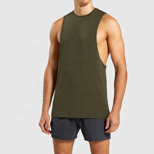 Sleeveless Sportswear <b>Singlet</b> Plus Size Workout Fitness Gym Tank Top <b>Man</b> Solid Sport Vest - Product Image 2