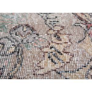 Vintage Large Area Hand Knotted Wool <b>Rugs</b> Red & Orange Medallion Pattern for Home Living Room or Hallway-Pae-2468 - Product Image 3