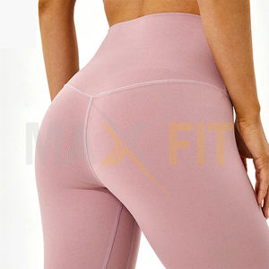 เลกกิ้งรัดรูปเอวสูงสำหรับผู้หญิงกางเกงฟิตเนสเอวสูงสำหรับ2025ออกแบบได้ตามต้องการ - Product Image 4