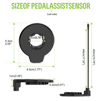 Capteur de freinage à assistance au pédalage pour vélo électrique, commande à gauche, capteur PAS pour kit de remplacement de moteur de moyeu de vélo