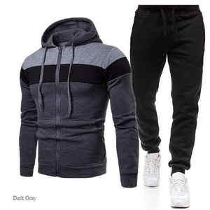 ชุดกีฬาโพลีเอสเตอร์สำหรับผู้ใหญ่ชายและหญิงชุดวิ่งและชุดวอร์มแบบสวมหัว - Product Image 1