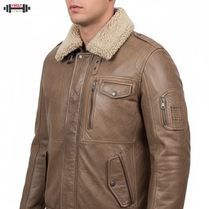 2025 Modern Style Women's Leather Corduroy Bomber <b>Jacket</b> Custom Logo Design Plus <b>Size</b> <b>Waterproof</b> Eco-Friendly High Quality - Product Image 3
