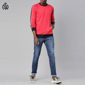 Hombres de alta calidad cómodo invierno sudadera nuevo estilo personalizado Logo diseños algodón liso teñido técnica al por mayor - Product Image 4