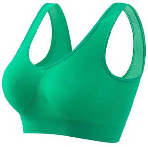 Custom OEM Women's Pink Racerback Sports <b>Bra</b> Scoop <b>Neck</b> Seamless Medium Support Yoga Workout Breathable Spandex Polyester 2026 - Product Image 2