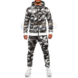Ensemble de survêtement pour homme avec sweat à capuche à manches longues et pantalon de jogging à taille ajustable pour la salle de sport, survêtement tendance pour homme - Product Image 6