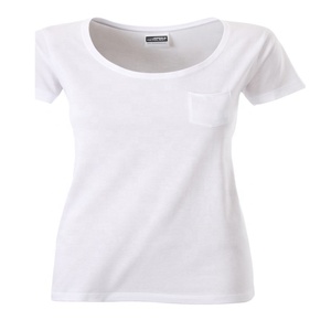 เสื้อยืดคอกลมแขนสั้นลำลองพิมพ์ลายตัวอักษรสำหรับผู้หญิง ผ้าฝ้าย 100% 160gsm พร้อมคุณสมบัติแห้งเร็วและไม่หดตัว - Product Image 4