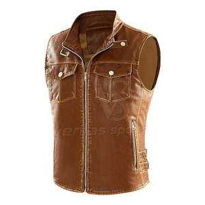 Chaleco de Cuero Casual para Hombre, Edición Premium, Diseño Transpirable de Invierno, Alta Calidad, Bajo Precio Según Demanda del Cliente - Product Image 3