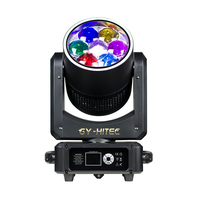 Mini 7x60W LED abeille yeux faisceau Zoom lavage tête mobile Led lumière de scène pour église théâtre éclairage DJ discothèque fête lumière