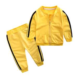 <b>Elastic</b> Waistband Stretchable Quality Top quality Kids Sweat Suits High Quality Adorable Prints Pullover Kids Custom Tracksuits - Product Image 1