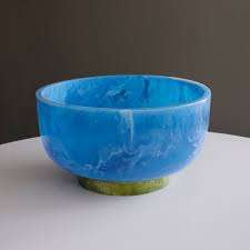 Ensaladera de resina ligera ecológica clásica hecha a mano y cuenco para el hogar y regalos al mejor precio - Product Image 3