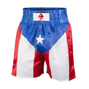 Pantalones cortos de boxeo ligeros Pantalones cortos de boxeo cómodos Pantalones cortos de boxeo de cintura elástica para la venta en línea - Product Image 1