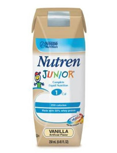 NestleNutren Junior Complete Nutrition 850g préparation pour bébé avec fibre saveur vanille 24 bouteilles 400g Lata - Product Image 3