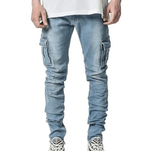 New Style High Demanding Best Quality Men Cargo Jeans High Wear New Style Best Quick Dry New Arrival Best Men Cargo Jeans - Product Image 2