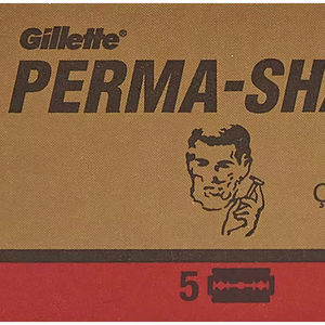 Cuchillas de afeitar de doble filo Perma-Sharp Super, paquete de 5, repuestos de acero inoxidable para afeitado suave y preciso, venta al por mayor - Product Image 1